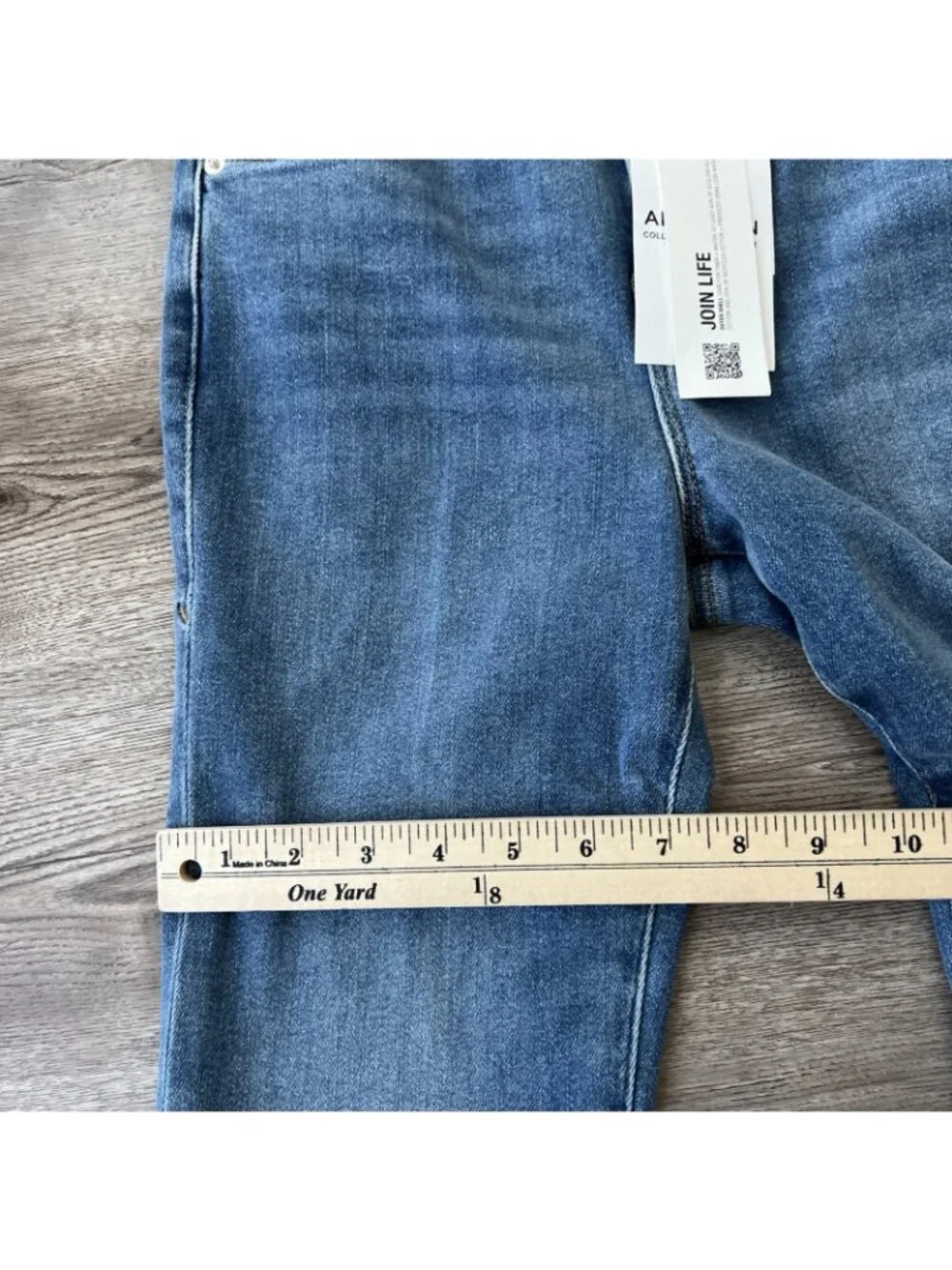 Good‎ American x Zara Classic Bootcut Jeans Womens 2 Leg Slit Full Length New